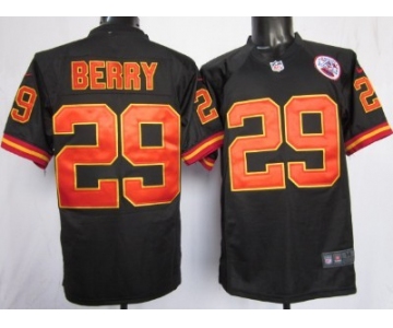 Nike Kansas City Chiefs #29 Eric Berry Black Game Jersey