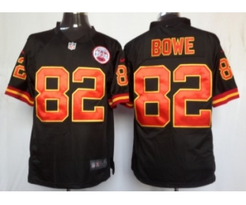 Nike Kansas City Chiefs #82 Dwayne Bowe Black Game Jersey