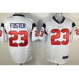 Nike Houston Texans #23 Arian Foster White Game Jersey
