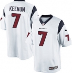Nike Houston Texans #7 Case Keenum White Game Jersey