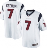 Nike Houston Texans #7 Case Keenum White Game Jersey