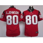 Nike Houston Texans #80 Andre Johnson Red Game Jersey