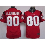 Nike Houston Texans #80 Andre Johnson Red Game Jersey