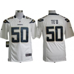 Nike San Diego Chargers #50 Manti Te'o White Game Jersey