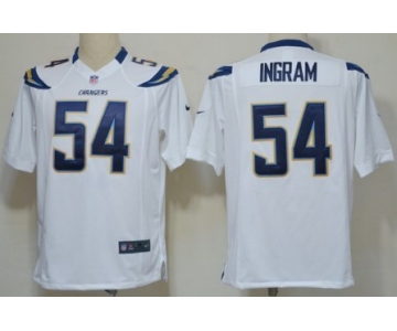 Nike San Diego Chargers #54 Melvin Ingram White Game Jersey