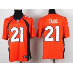 Nike Denver Broncos #21 Aqib Talib 2013 Orange Game Jersey