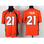 Nike Denver Broncos #21 Aqib Talib 2013 Orange Game Jersey