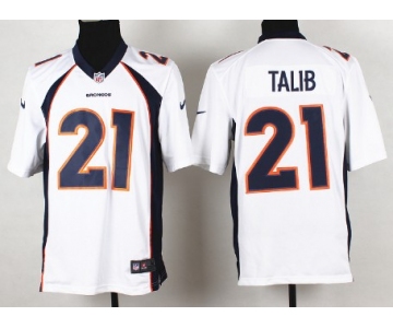 Nike Denver Broncos #21 Aqib Talib 2013 White Game Jersey
