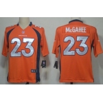 Nike Denver Broncos #23 Willis McGahee Orange Game Jersey