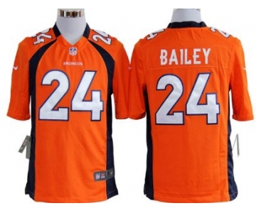 Nike Denver Broncos #24 Champ Bailey Orange Game Jersey