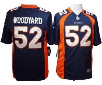Nike Denver Broncos #52 Wesley Woodyard Blue Game Jersey