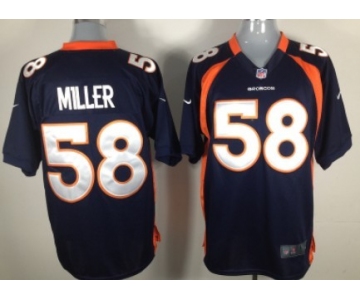 Nike Denver Broncos #58 Von Miller Blue Game Jersey