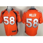 Nike Denver Broncos #58 Von Miller Orange Game Jersey