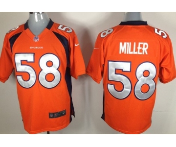 Nike Denver Broncos #58 Von Miller Orange Game Jersey