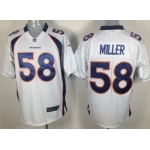 Nike Denver Broncos #58 Von Miller White Game Jersey