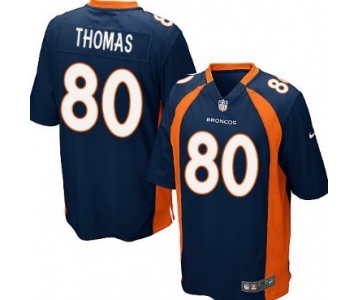 Nike Denver Broncos #80 Julius Thomas Blue Game Jersey