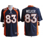 Nike Denver Broncos #83 Wes Welker Blue Game Jersey