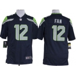 Nike Seattle Seahawks #12 Fan Navy Blue Game Jersey