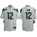 Nike Seattle Seahawks #12 Fan White Game Jersey