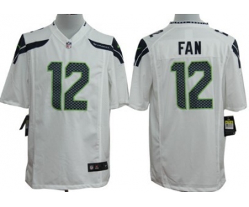 Nike Seattle Seahawks #12 Fan White Game Jersey