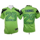 Nike Seattle Seahawks #29 Earl Thomas Green Game Jersey