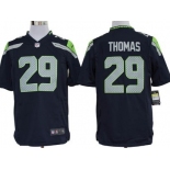 Nike Seattle Seahawks #29 Earl Thomas Navy Blue Game Jersey