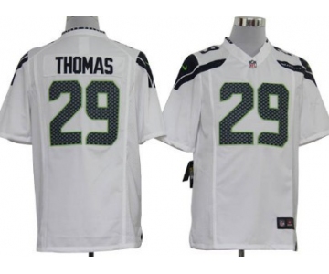 Nike Seattle Seahawks #29 Earl Thomas White Game Jersey