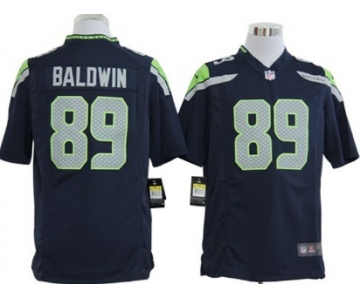 Nike Seattle Seahawks #89 Doug Baldwin Navy Blue Game Jersey