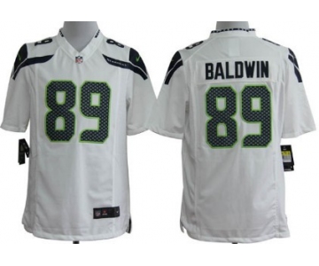 Nike Seattle Seahawks #89 Doug Baldwin White Game Jersey