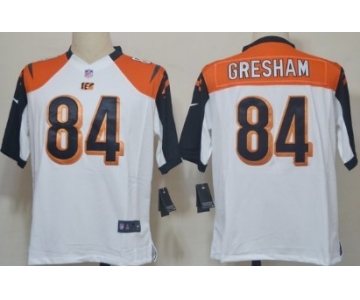 Nike Cincinnati Bengals #84 Jermaine Gresham White Game Jersey