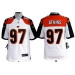 Nike Cincinnati Bengals #97 Geno Atkins White Game Jersey