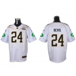 Men's New York Jets #24 Darrelle Revis White 2016 Pro Bowl Nike Elite Jersey