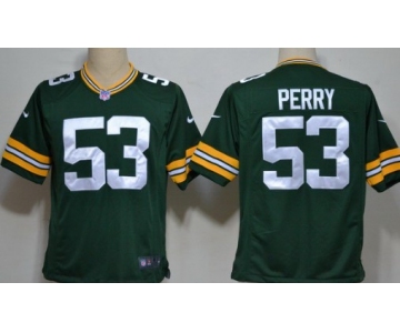 Nike Green Bay Packers #53 Nick Perry Green Game Jersey