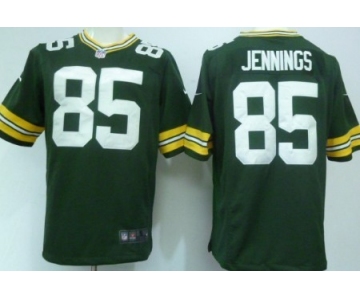 Nike Green Bay Packers #85 Greg Jennings Green Game Jersey