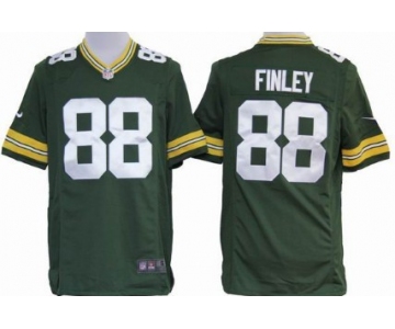 Nike Green Bay Packers #88 Jermichael Finley Green Game Jersey