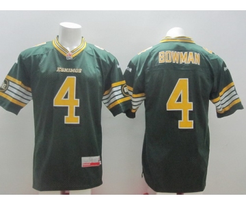 CFL Edmonton Eskimos #4 Adarius Bowman Green Jersey
