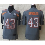 Nike Team Irvin #43 Darren Sproles 2015 Pro Bowl Gray Elite Jersey