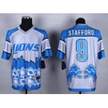 Nike Detroit Lions #9 Matthew Stafford 2015 Noble Fashion Elite Jersey