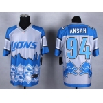 Nike Detroit Lions #94 Ezekiel Ansah 2015 Noble Fashion Elite Jersey