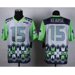 Nike Seattle Seahawks #15 Jermaine Kearse 2015 Noble Fashion Elite Jersey
