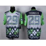 Nike Seattle Seahawks #29 Earl Thomas III 2015 Noble Fashion Elite Jersey