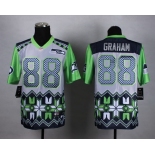Nike Seattle Seahawks #88 Jimmy Graham 2015 Noble Fashion Elite Jersey