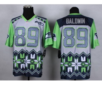 Nike Seattle Seahawks #89 Doug Baldwin 2015 Noble Fashion Elite Jersey