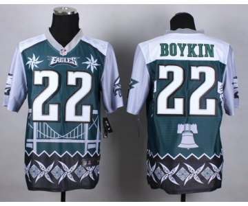 Nike Philadelphia Eagles #22 Brandon Boykin 2015 Noble Fashion Elite Jersey