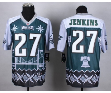 Nike Philadelphia Eagles #27 Malcolm Jenkins 2015 Noble Fashion Elite Jersey