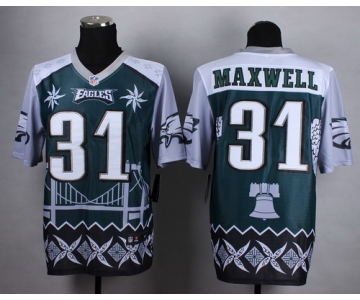 Nike Philadelphia Eagles #31 Byron Maxwell 2015 Noble Fashion Elite Jersey