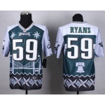 Nike Philadelphia Eagles #59 DeMeco Ryans 2015 Noble Fashion Elite Jersey