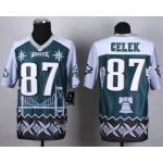 Nike Philadelphia Eagles #87 Brent Celek 2015 Noble Fashion Elite Jersey