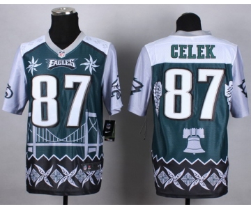 Nike Philadelphia Eagles #87 Brent Celek 2015 Noble Fashion Elite Jersey