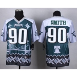 Nike Philadelphia Eagles #90 Marcus Smith 2015 Noble Fashion Elite Jersey